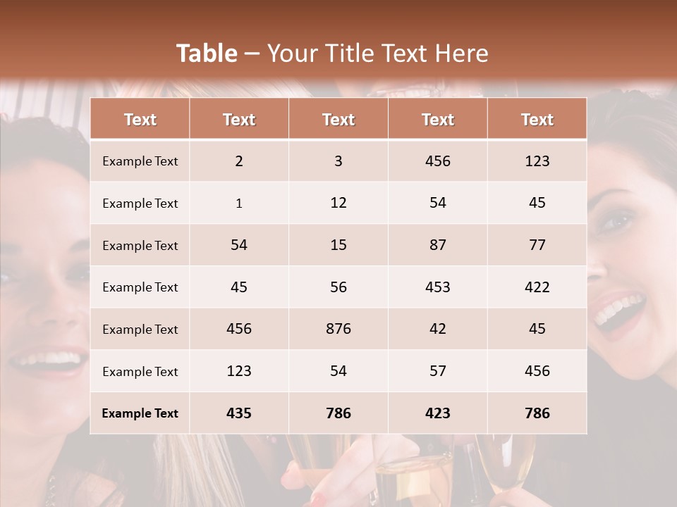 Gathering Holidays Male PowerPoint Template