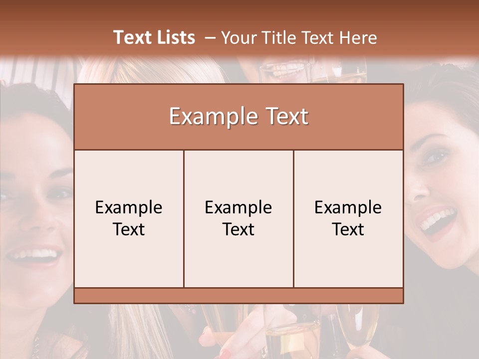 Gathering Holidays Male PowerPoint Template