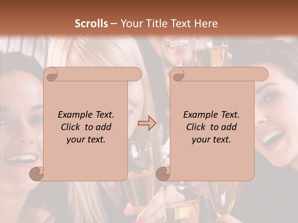 Gathering Holidays Male PowerPoint Template