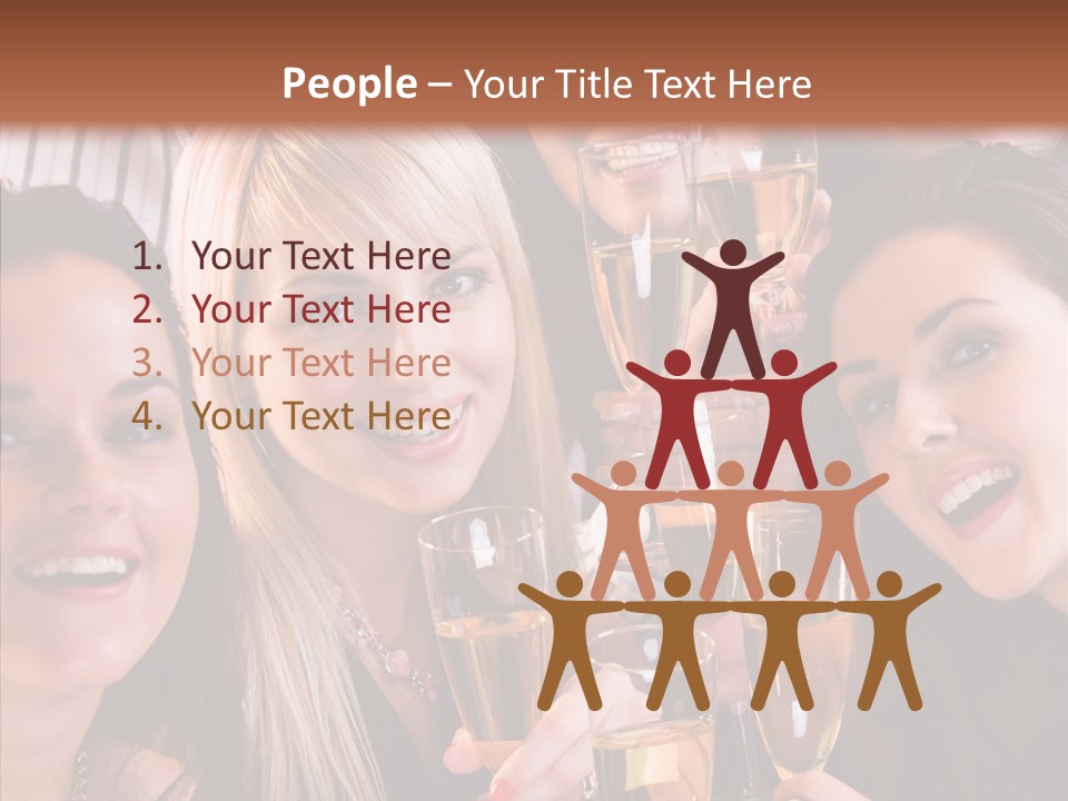 Gathering Holidays Male PowerPoint Template