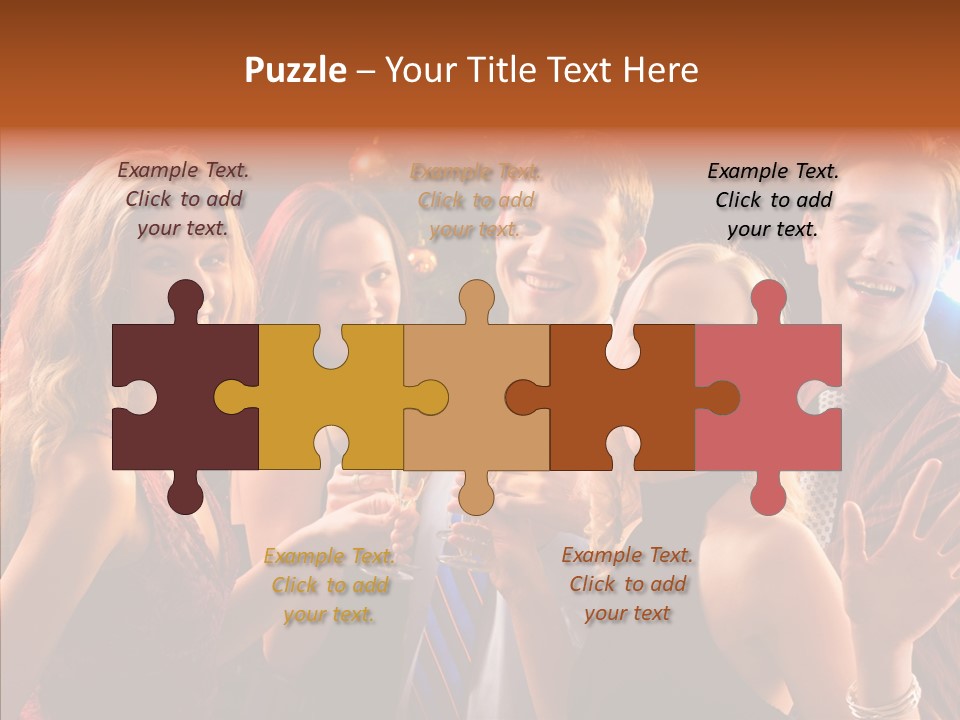 Champagne New Year  PowerPoint Template