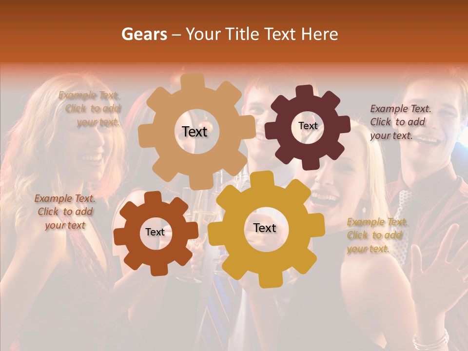 Champagne New Year  PowerPoint Template