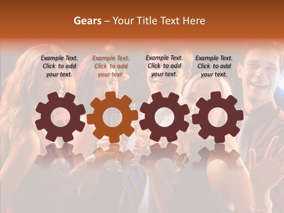 Champagne New Year  PowerPoint Template