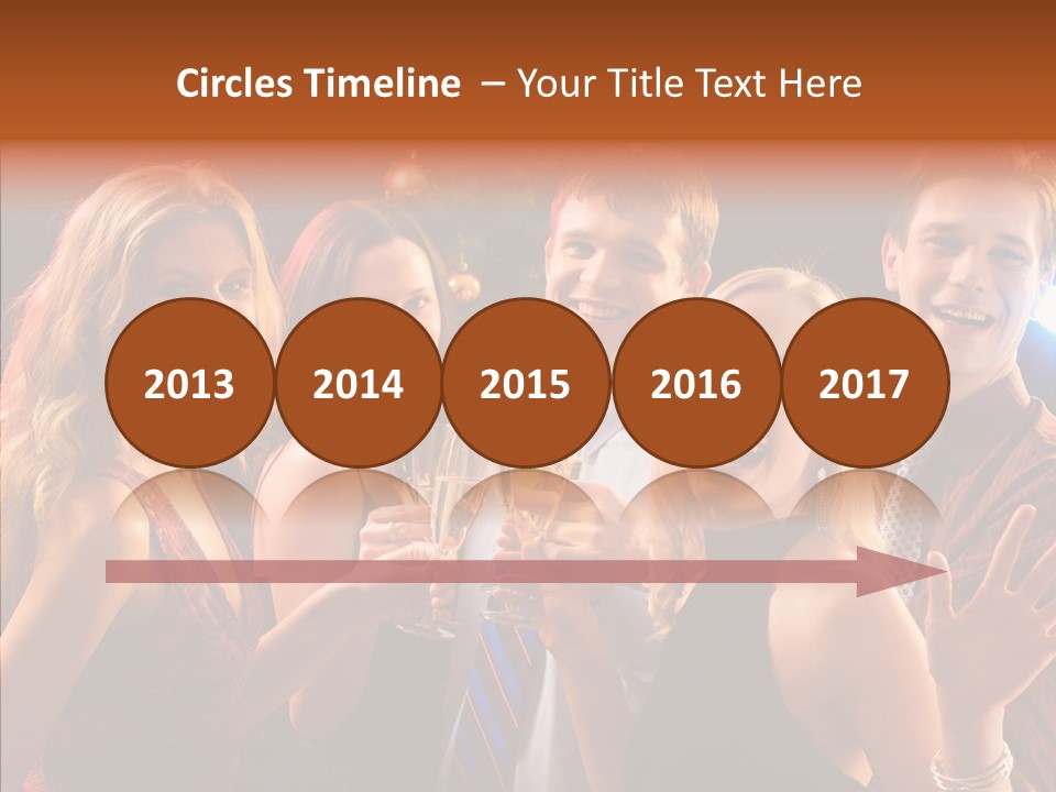Champagne New Year  PowerPoint Template