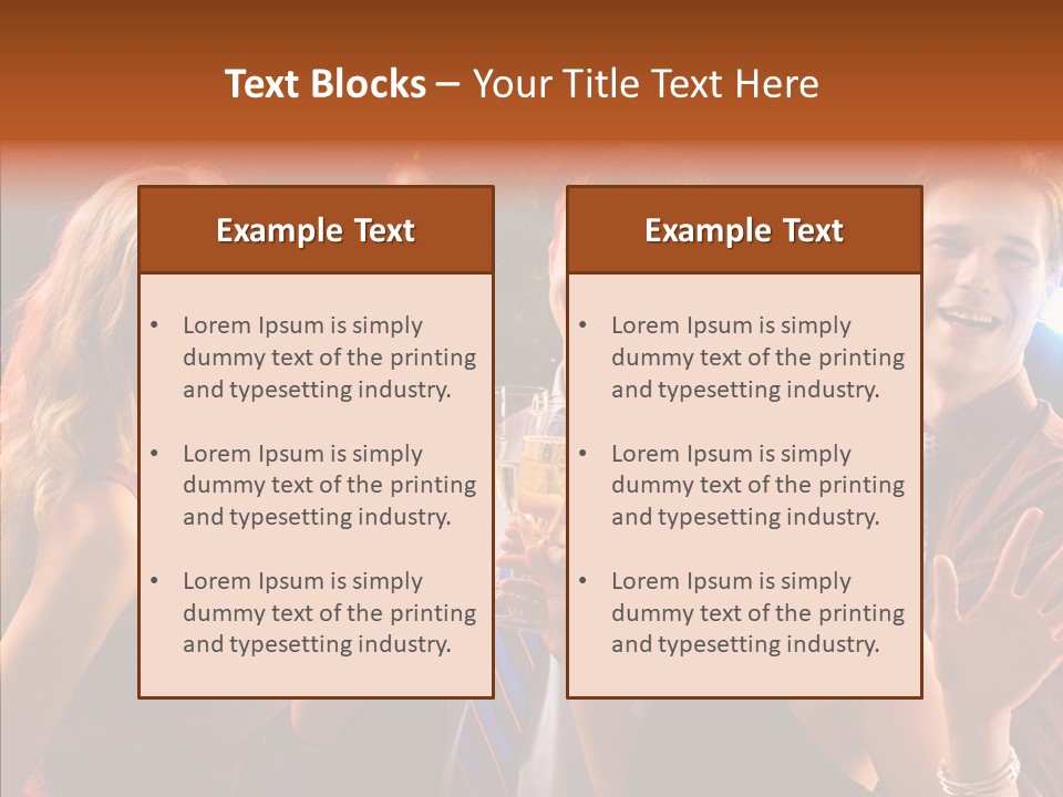 Champagne New Year  PowerPoint Template