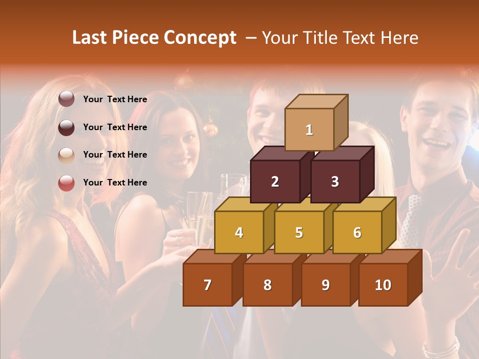 Champagne New Year  PowerPoint Template