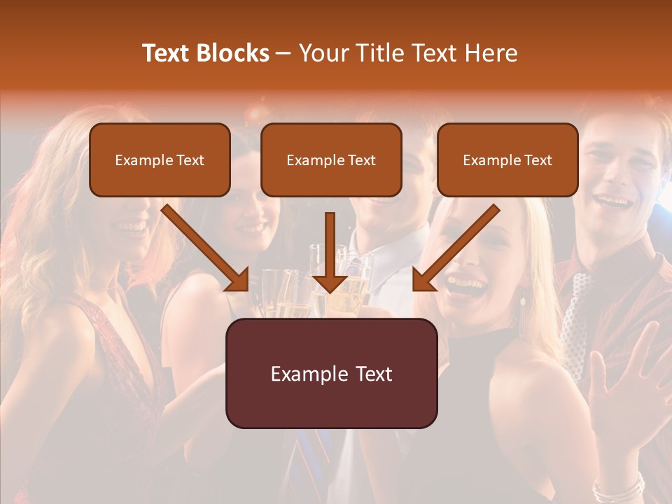 Champagne New Year  PowerPoint Template