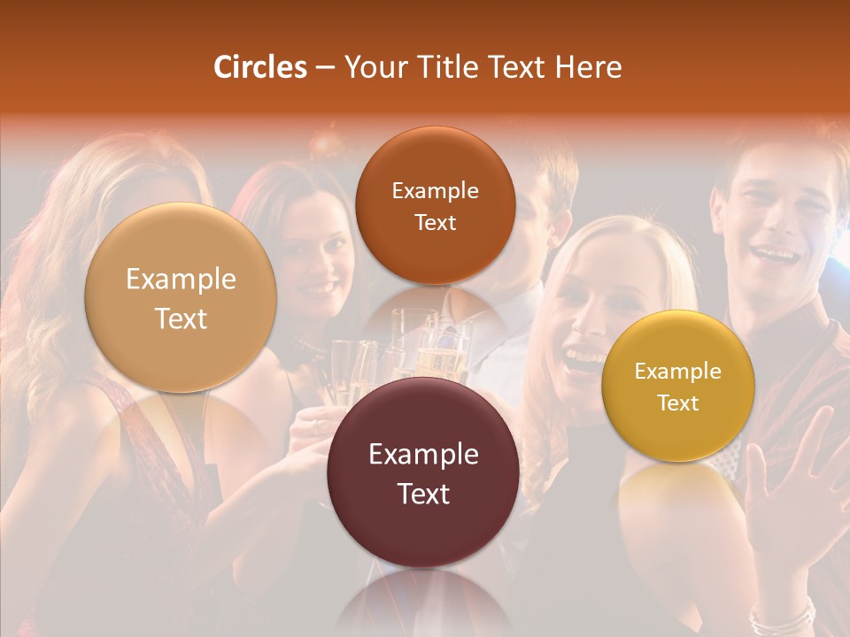 Champagne New Year  PowerPoint Template