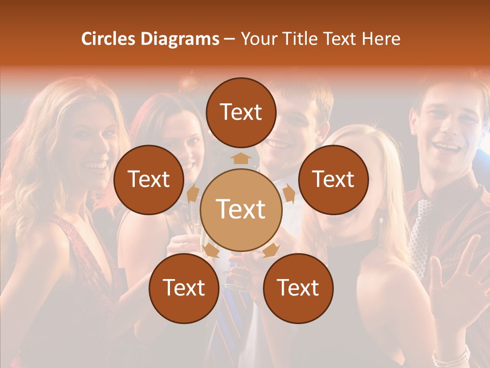 Champagne New Year  PowerPoint Template