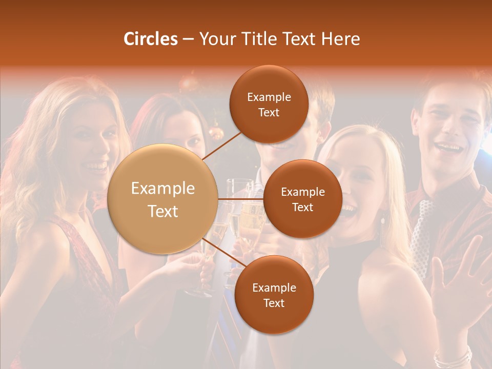 Champagne New Year  PowerPoint Template