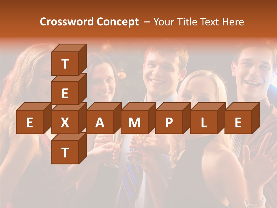 Champagne New Year  PowerPoint Template