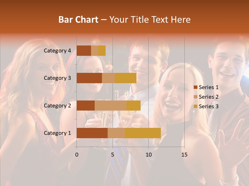 Champagne New Year  PowerPoint Template