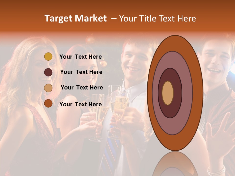 Champagne New Year  PowerPoint Template
