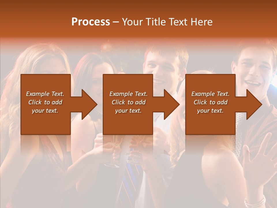 Champagne New Year  PowerPoint Template