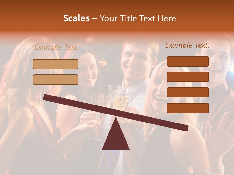 Champagne New Year  PowerPoint Template