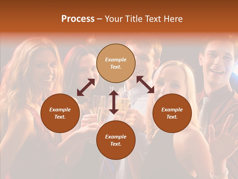 Champagne New Year  PowerPoint Template