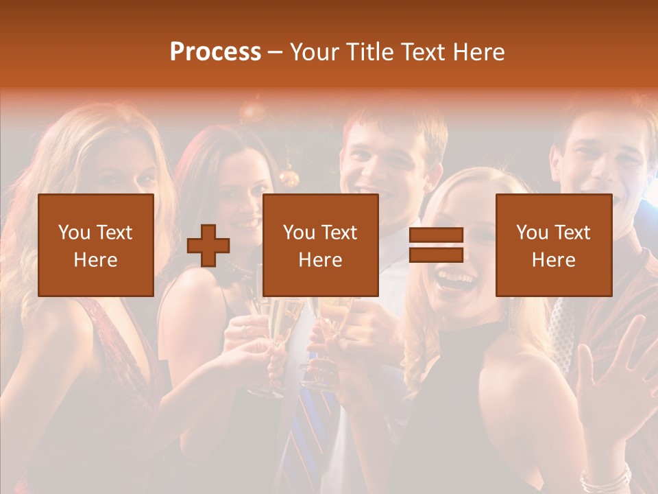 Champagne New Year  PowerPoint Template