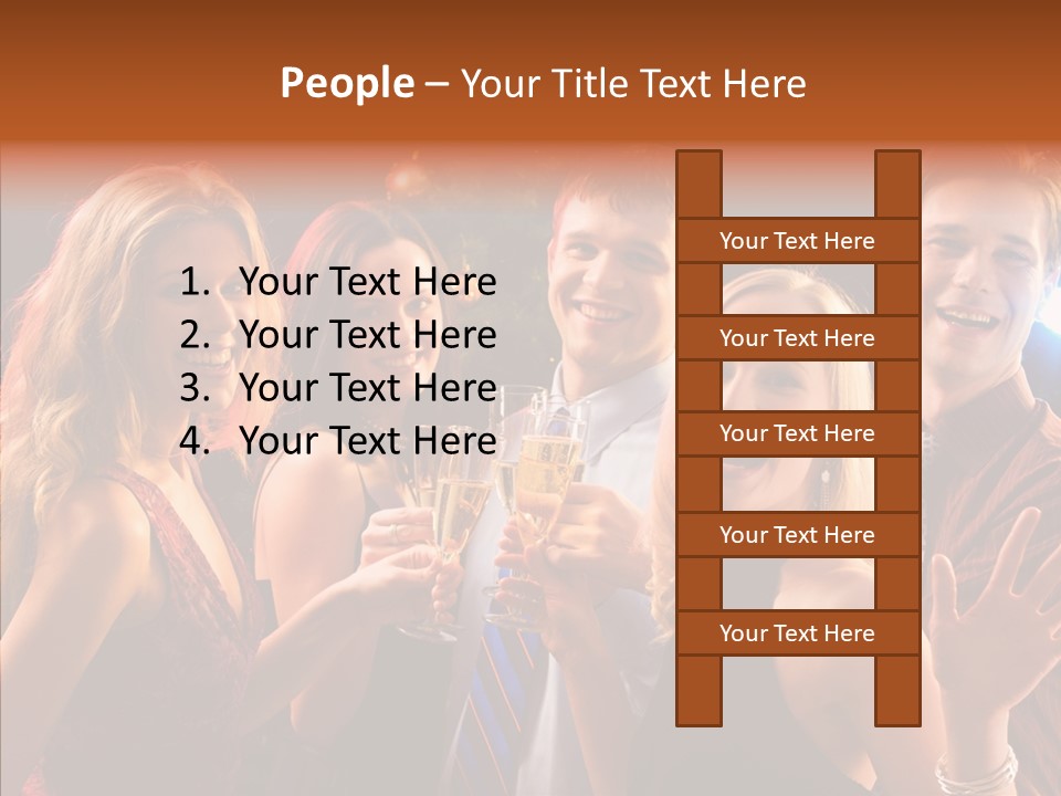 Champagne New Year  PowerPoint Template