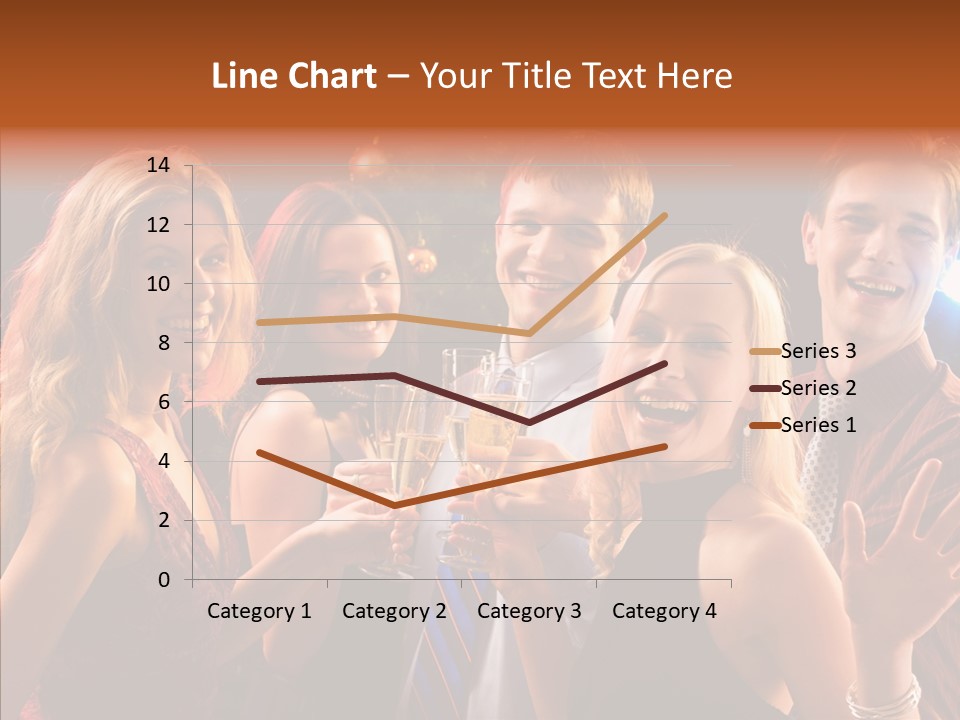 Champagne New Year  PowerPoint Template