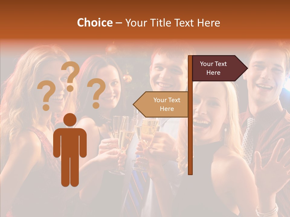 Champagne New Year  PowerPoint Template