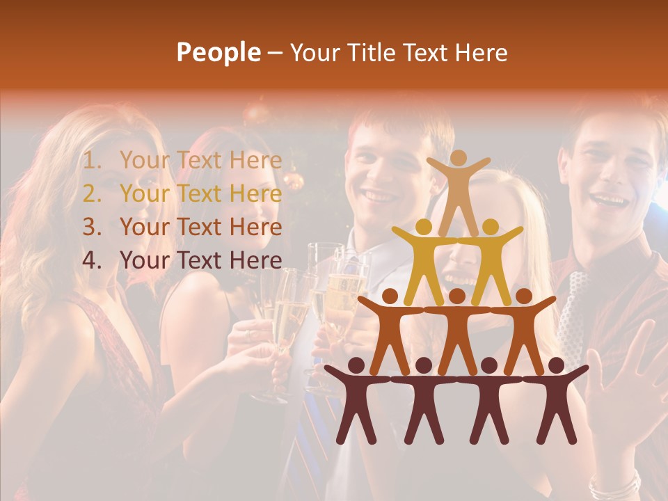 Champagne New Year  PowerPoint Template
