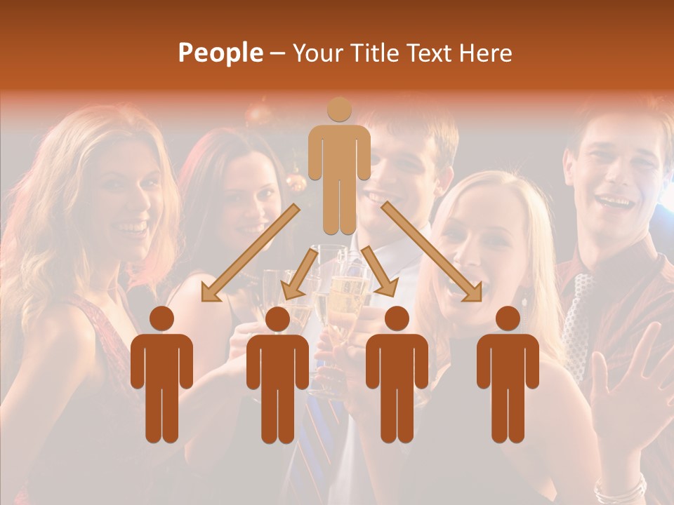 Champagne New Year  PowerPoint Template