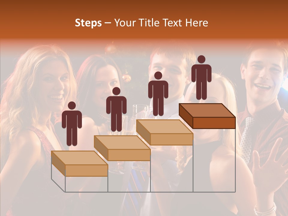 Champagne New Year  PowerPoint Template
