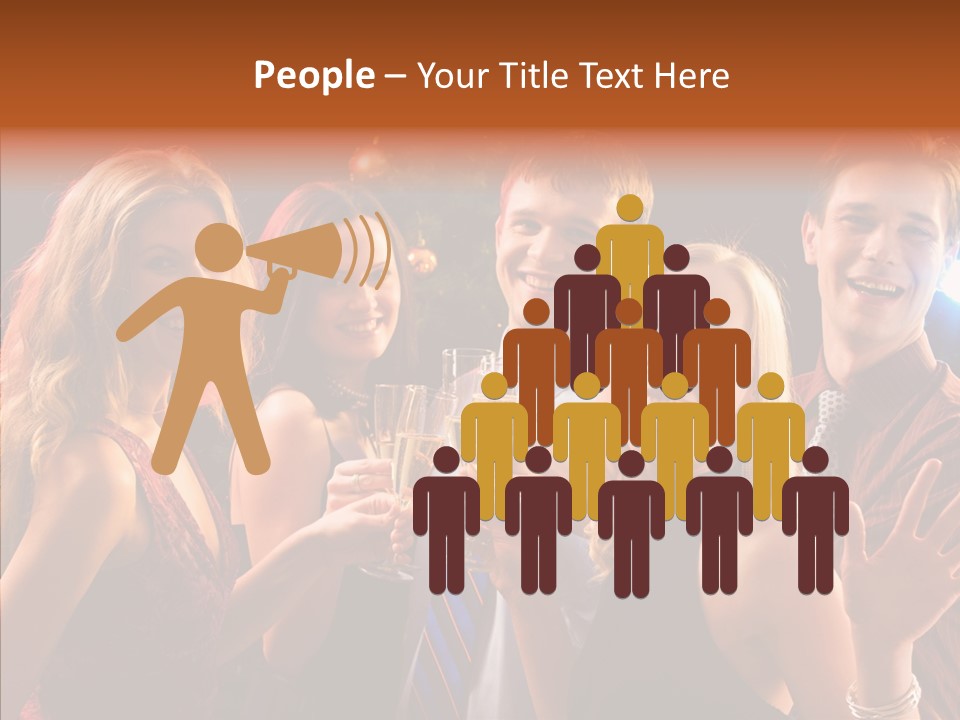 Champagne New Year  PowerPoint Template