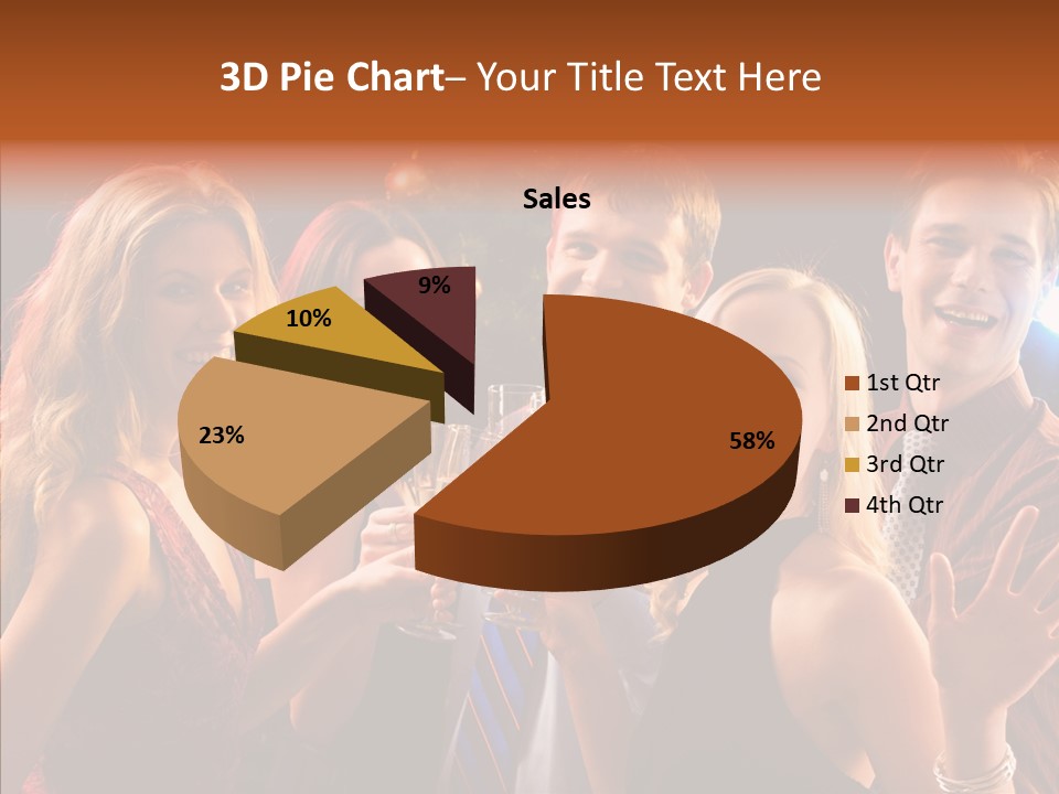 Champagne New Year  PowerPoint Template