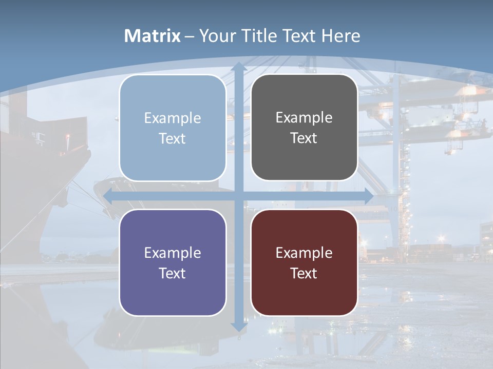 Customs Cargo Business PowerPoint Template