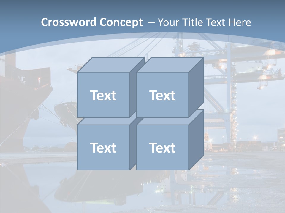 Customs Cargo Business PowerPoint Template