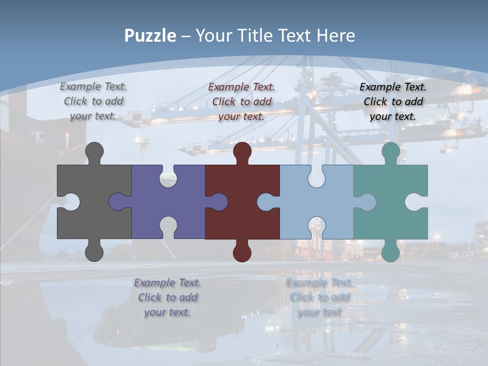 Customs Cargo Business PowerPoint Template