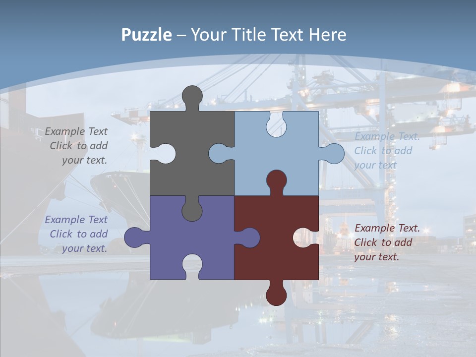 Customs Cargo Business PowerPoint Template