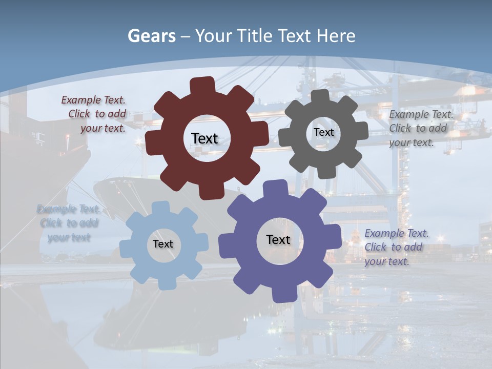 Customs Cargo Business PowerPoint Template