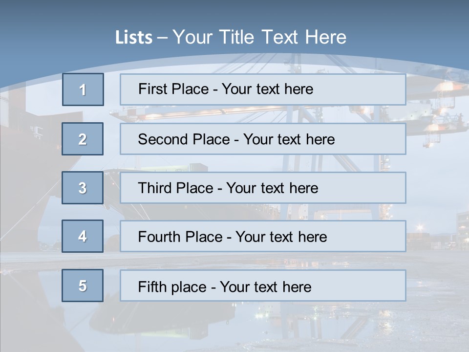 Customs Cargo Business PowerPoint Template