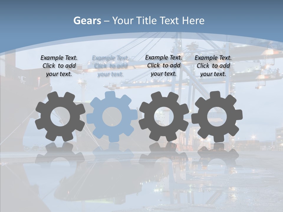 Customs Cargo Business PowerPoint Template