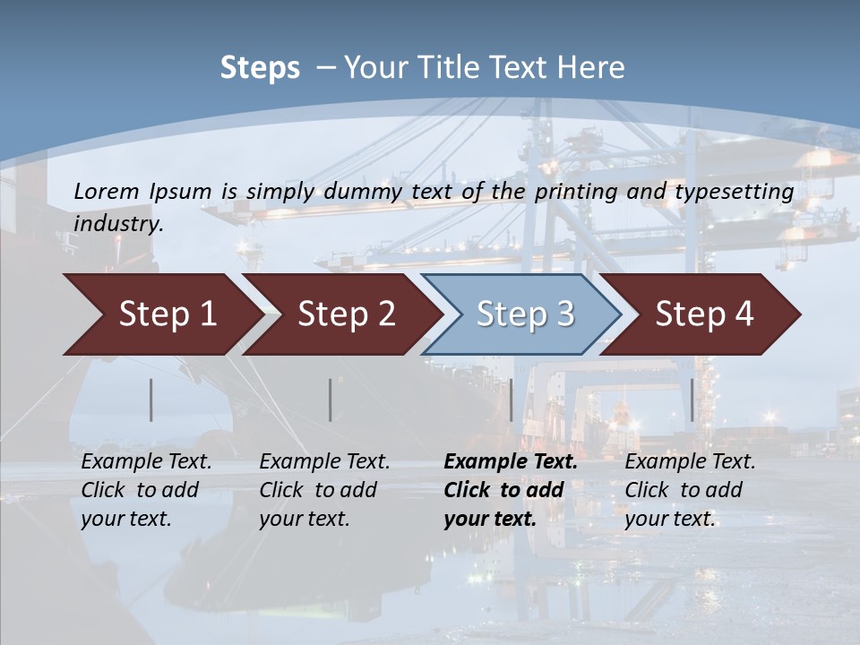 Customs Cargo Business PowerPoint Template