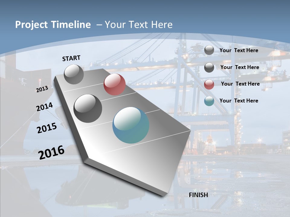 Customs Cargo Business PowerPoint Template