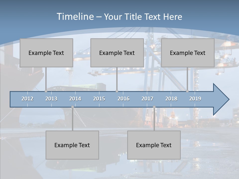 Customs Cargo Business PowerPoint Template