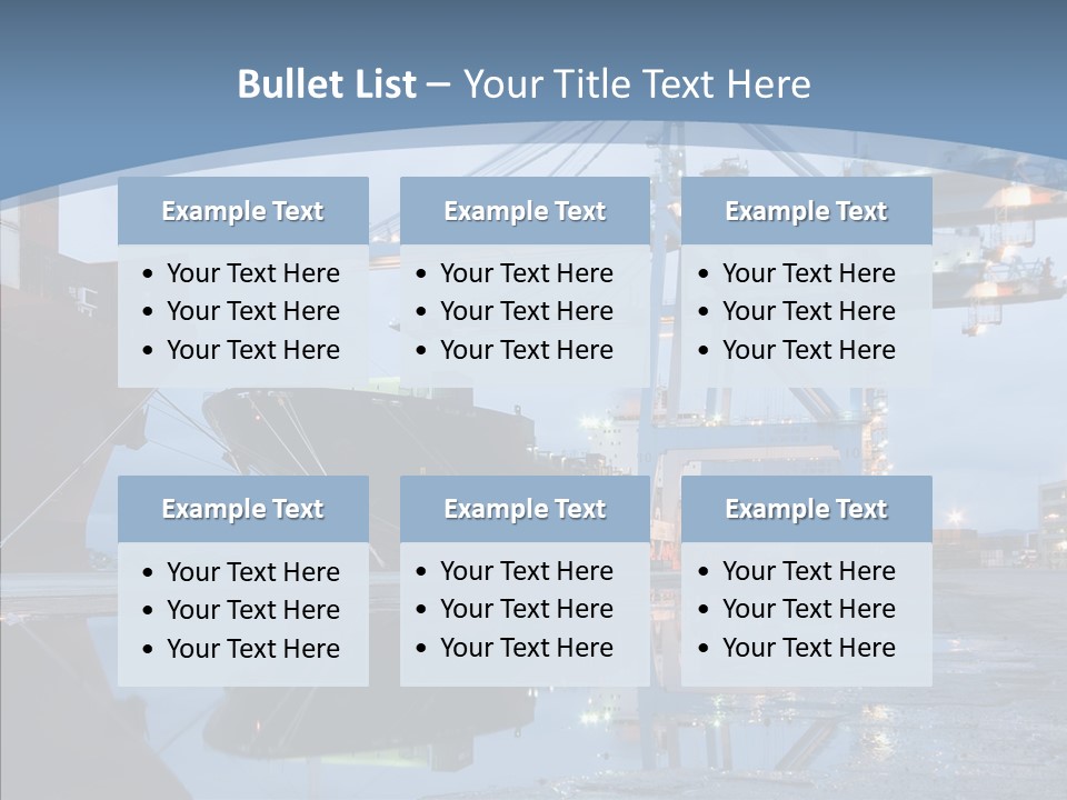 Customs Cargo Business PowerPoint Template