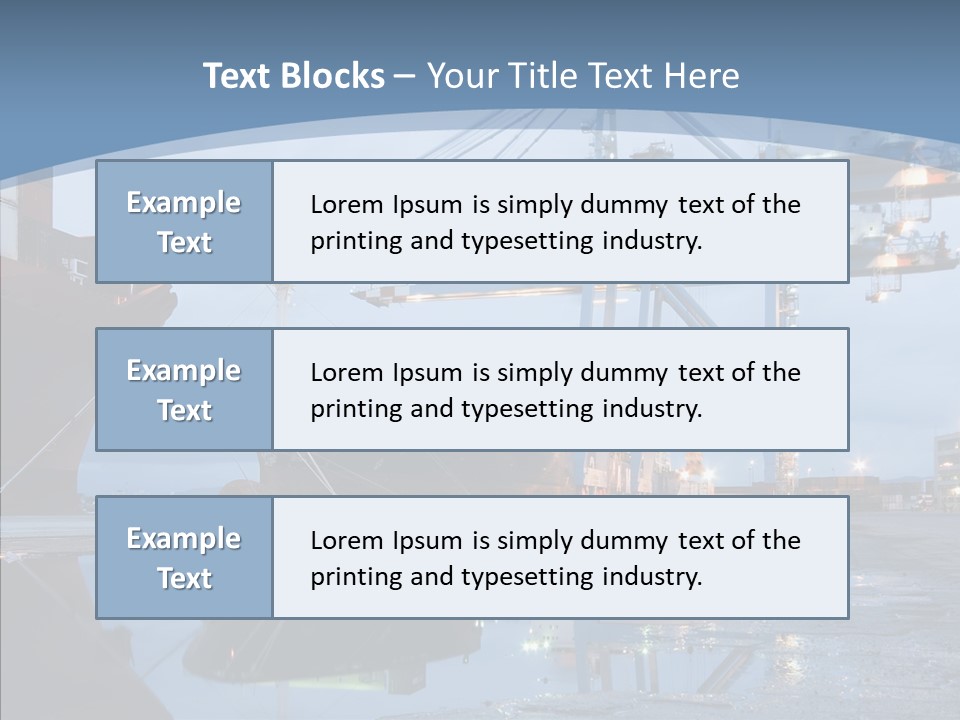 Customs Cargo Business PowerPoint Template