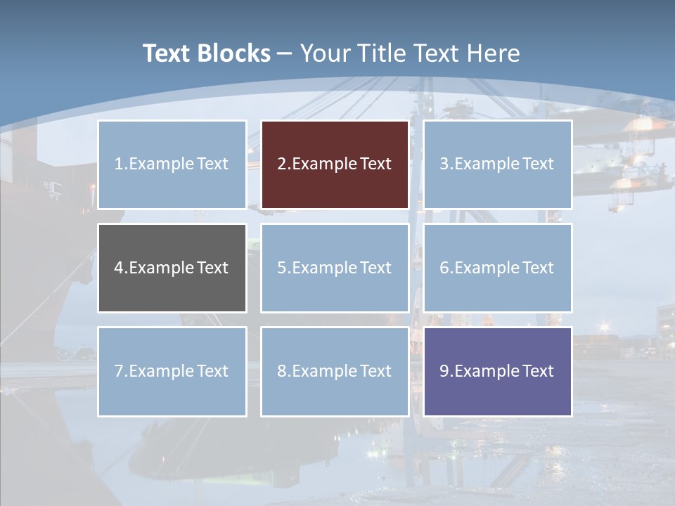 Customs Cargo Business PowerPoint Template