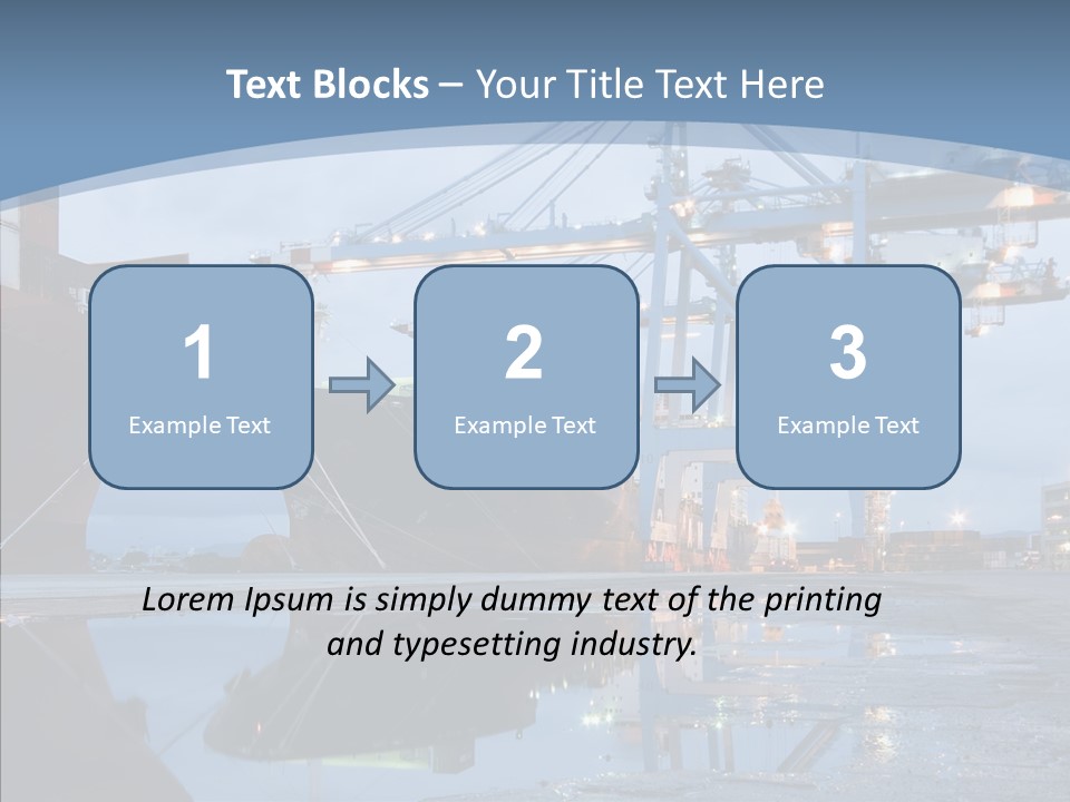 Customs Cargo Business PowerPoint Template
