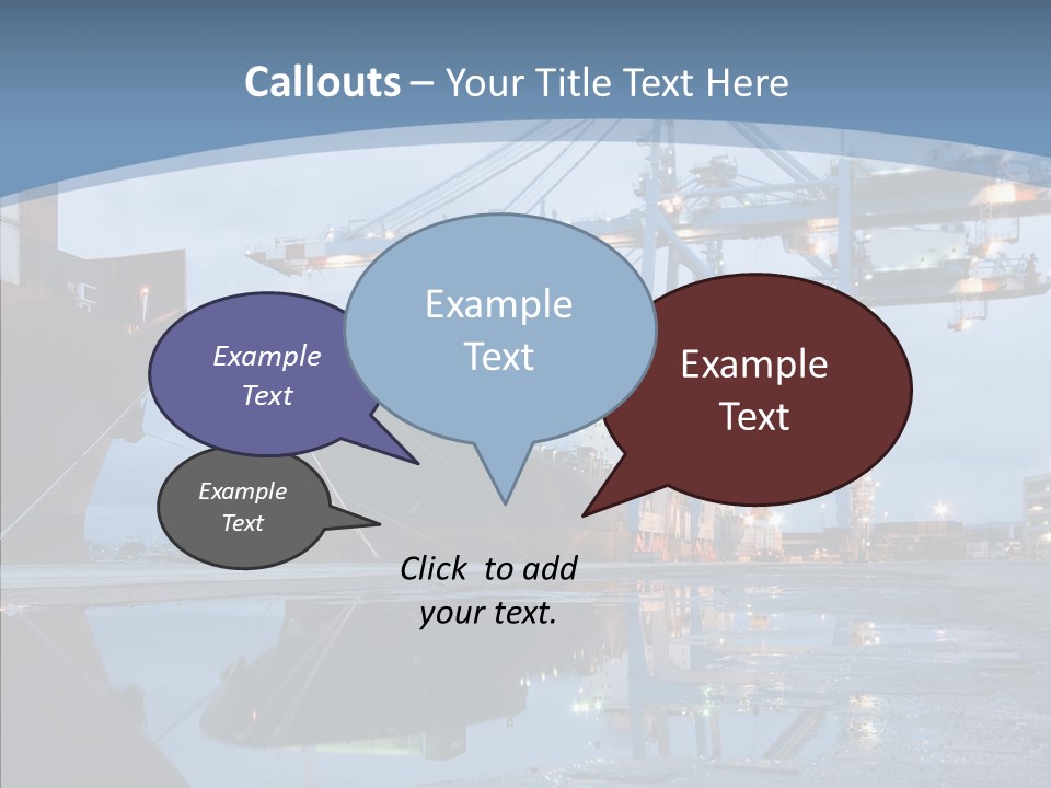Customs Cargo Business PowerPoint Template