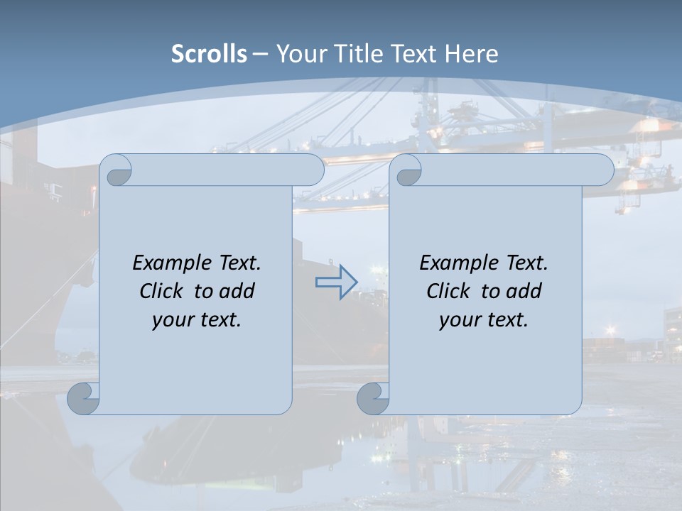 Customs Cargo Business PowerPoint Template
