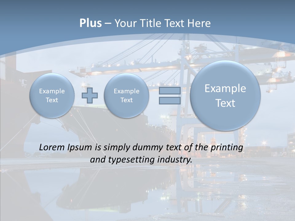 Customs Cargo Business PowerPoint Template