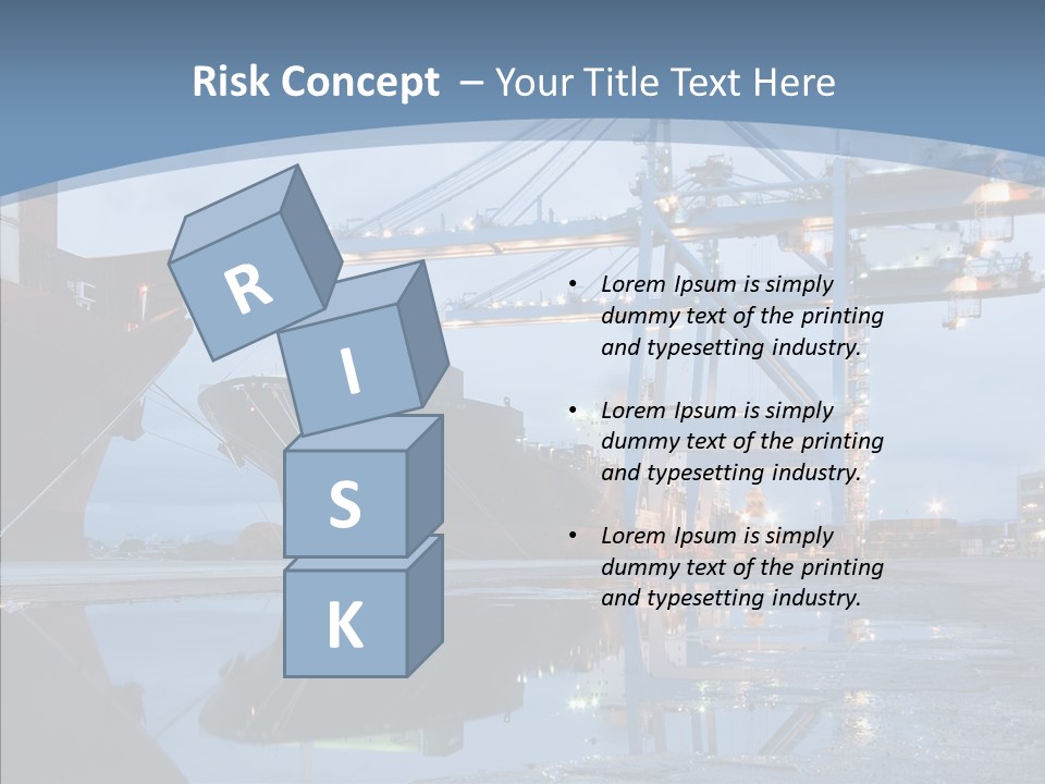Customs Cargo Business PowerPoint Template