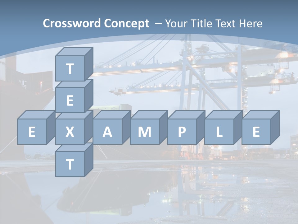 Customs Cargo Business PowerPoint Template