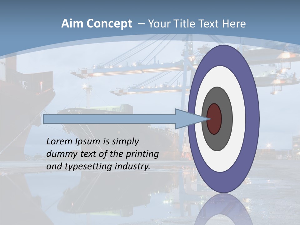 Customs Cargo Business PowerPoint Template