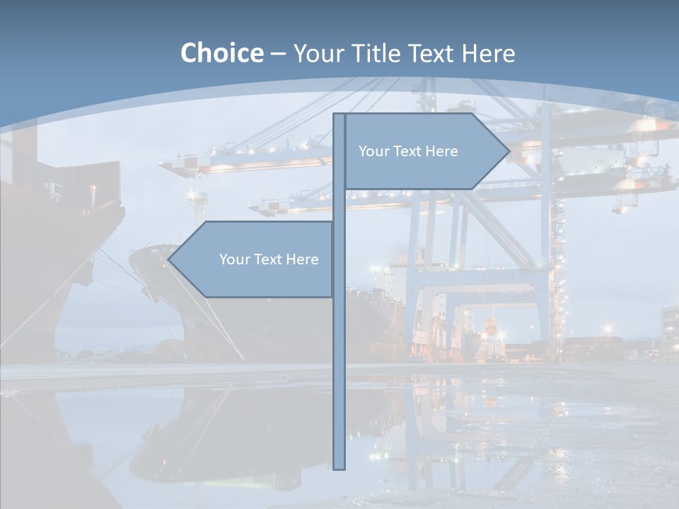 Customs Cargo Business PowerPoint Template